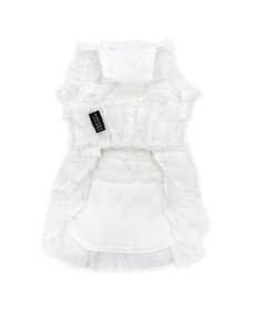 PET PARADISE cherircouture メニ―ローズ ワンピース ホワイト 小型犬