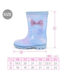 Mother garden マザーガーデン キッズ用 レインブーツ ユニコーン 《ミルキーウェイ柄》