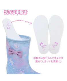 Mother garden マザーガーデン キッズ用 レインブーツ ユニコーン 《ミルキーウェイ柄》