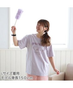 Mother garden しろたん Tシャツ 半袖 《OH！ SOJI柄》 紫色　S/M/L/XL レディース メンズ ユニセックス 男女兼用 半袖 あざらし アザラシ かわいい キャラクター マザーガーデン #しろたんＴシャツ2021 父の日 父の日ギフト