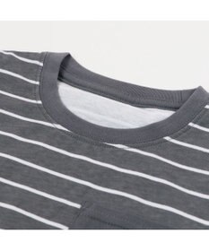 Mother garden しろたん ボーダー柄Ｔシャツ 半袖 《黒色》 キッズサイズ 100 120 140cm