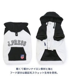PET PARADISE 犬 服 J.PRESS パーカー  【小型犬】 カレッジ 白