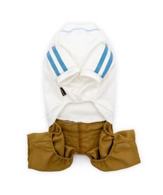 PET PARADISE ペットパラダイス トレーナー パンツつなぎ 《ホワイト》 小型犬