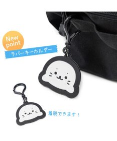 Mother garden しろたん 透明窓付 リュック 《ブラック》