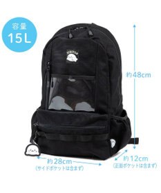 Mother garden しろたん 透明窓付 リュック 《ブラック》