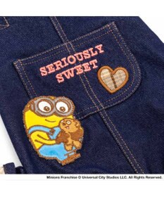 PET PARADISE ミニオン 切替チェック オーバーオール  小型犬