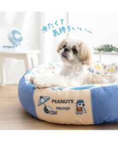 PET PARADISE スヌーピー クール 丸カドラー 《サマーバケーション柄》 Ｌ