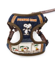 PET PARADISE スヌーピー ハーネス＆リード 《ワッペン柄》 Ｓ 小型犬