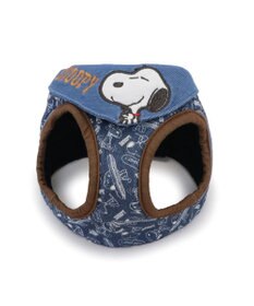 PET PARADISE スヌーピー ベストハーネス 《デニム風》 Ｓ 小型犬