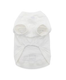 PET PARADISE Lee エンボス ロゴ Ｔシャツ 《ホワイト》 小型犬