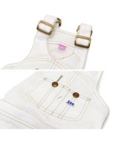 PET PARADISE Ｌｅｅ ホワイトデニム オーバーオール 小型犬