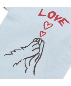 PET PARADISE ペットパラダイス Mai Kuraki　LOVE  ペットTシャツ 《ブルー》 中型犬