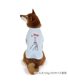 PET PARADISE ペットパラダイス Mai Kuraki　LOVE  ペットTシャツ 《ブルー》 中型犬