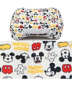 PET PARADISE ディズニー ミッキーマウス アイコン柄 四角  クール カドラーベッド（57×45cm）