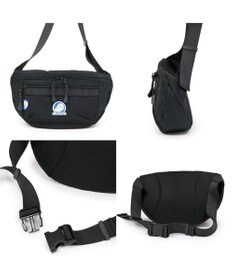 Mother garden しろたん ボディバッグ 黒色 ワンショルダー ウエストバッグ