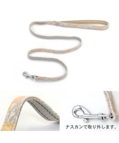 PET PARADISE 犬 リード 【４Ｓ~３Ｓ】 小花柄 マリン