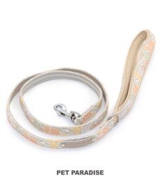 PET PARADISE 犬 リード 【4S~3S】 小花柄 マリン