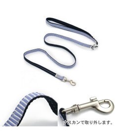 PET PARADISE 犬 リード 【４Ｓ~３Ｓ】 小花柄 マリン