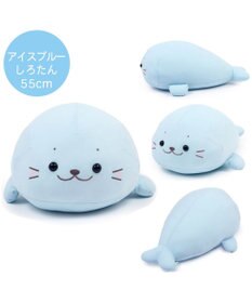 Mother garden しろたん クール 抱き枕 55cm 《アイスブルー》 単品