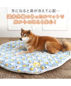 PET PARADISE スヌーピー 遠赤外線 丸マット 《コロン柄》 Ｍ