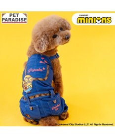 PET PARADISE ミニオン デニム チェック オーバーオール 小型犬