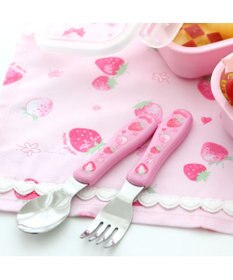 Mother garden マザーガーデン 野いちご スプーン ＆ フォーク セット 《スケッチ柄》