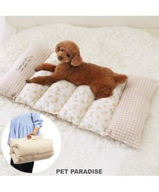 PET PARADISE ペットパラダイス ごろ寝マット 《ミモザ柄》 小型犬