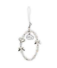 Mother garden しろたん ビーズストラップ 《シルバー》 単品