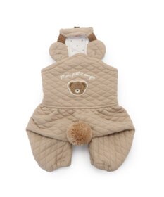 PET PARADISE ペットパラダイス くまちゃん キルト オーバーオール 小型犬