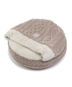 PET PARADISE ペットパラダイス 丸型寝袋 遠赤外線 《アラン柄》 60cm