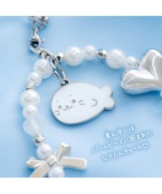 Mother garden しろたん ビーズストラップ 《シルバー》 単品