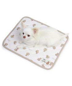 PET PARADISE ペットパラダイス   クール マット《くまちゃん 水玉》48×40㎝