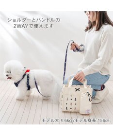 リサとガスパール お散歩バッグ 《ハート柄》 / PET PARADISE