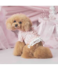 PET PARADISE cherircouture フリルシャツ 《ピンク》 小型犬
