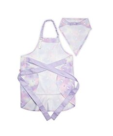 Mother garden マザーガーデン ユニコーン フリルエプロン 三角巾付き 130～150cm 《ぷっくり柄》