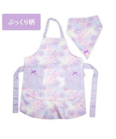 Mother garden マザーガーデン ユニコーン フリルエプロン 三角巾付き 130～150cm 《ぷっくり柄》
