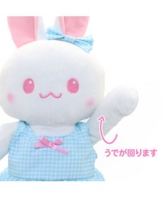 Mother garden マザーガーデン うさみみドール 着せ替えぬいぐるみ Mサイズマスコット 《ギンガムチェックお洋服柄》