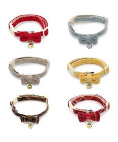 PET PARADISE 猫用 首輪 コーデュロイ 【小】 【中】  レッド