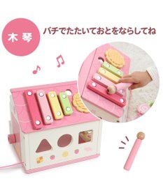 Mother garden 【ギフト巾着セット商品】1.5歳からの木のおもちゃ マザーガーデン いちごのおかしのおうち