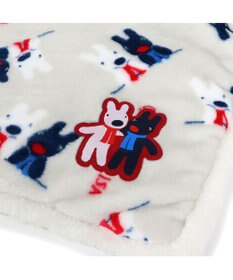 PET PARADISE リサとガスパール 遠赤外線 ボアマット 角型《頬杖柄》