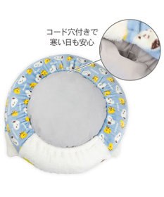 PET PARADISE スヌーピー 丸型 寝袋 《コロン柄》 Ｍ