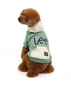 Lee サガラ刺繍 パーカー 《グリーン》 小型犬 / PET