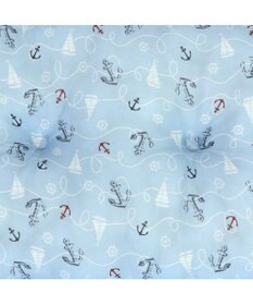 PET PARADISE ペットパラダイス クールカドラー  角型《マリン柄》 中型犬 大型犬