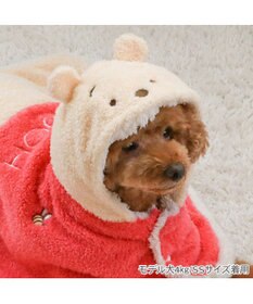 PET PARADISE ディズニー くまのプーさん 着る毛布 小型犬