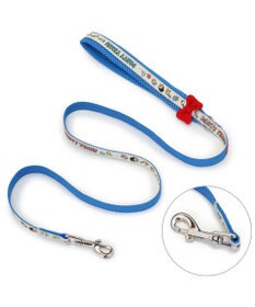 PET PARADISE ディズニー ドナルドダック 90周年 反射 リード ３Ｓ 《パーティー柄》 超小型犬