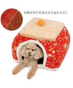 PET PARADISE ペットパラダイス こたつ ハウス 《千鳥柄》 L
