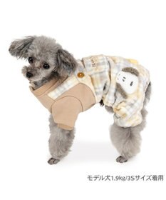 PET PARADISE スヌーピー ボア サロペット 《仲良し》 小型犬