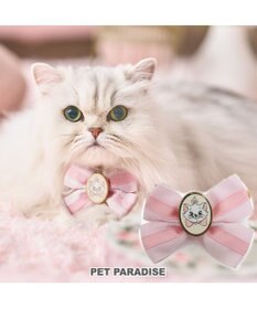 PET PARADISE ディズニー マリー 大リボン 猫首輪 S / M