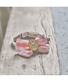 PET PARADISE ディズニー マリー 大リボン 猫首輪 S / M