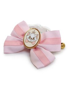 PET PARADISE ディズニー マリー 大リボン 猫首輪 S / M
